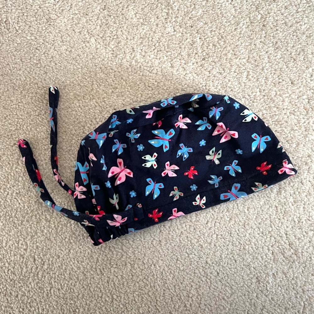 Butterfly scrub cap